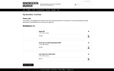Favoriten verwalten