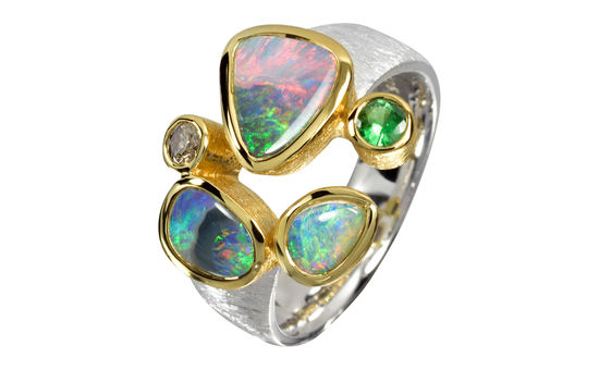 Colored gemstone jewelry