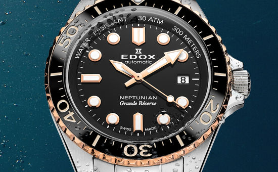 "EDOX" A brand that shapes the time.